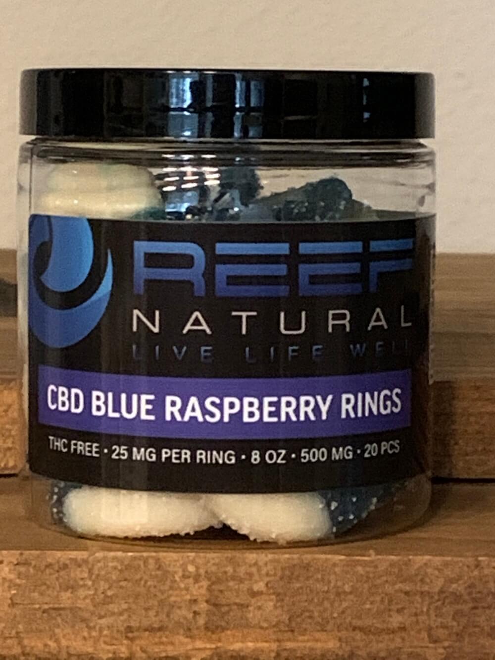 CBD Isolate Gummy Rings - Blue Raspberry